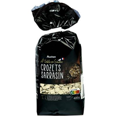 Auchan Terroir Pâtes Crozets de Savoie au Sarrasin, 400g