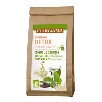 Ethiquable - Commerce Equitable Infusion Détox Bio du Massif Central Vrac, 40g
