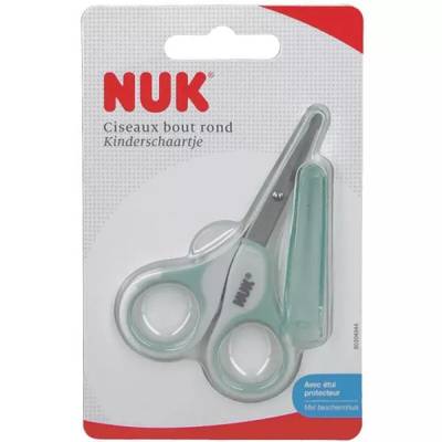 3159927004190 - Nuk - Ciseaux Bout Rond - Avec étui protecteur