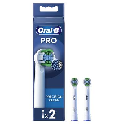 Oral B Brossette Precision Clean Avec Technologie CleanMaximiser, 2 brossettes