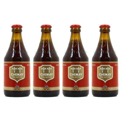 Chimay rouge Bière Trappiste 7°, 4x33cl
