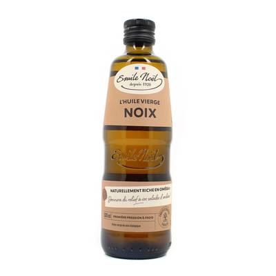 Emile Noël Huile vierge de noix, bio, 50cl