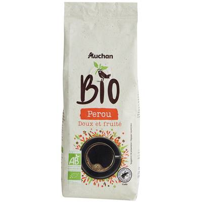 Auchan BIO Café moulu du Pérou Bio, 250g