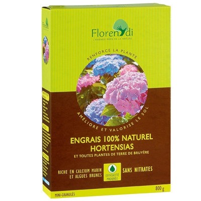 3342385501091 - Florendi - Engrais hortensias 800 gr
