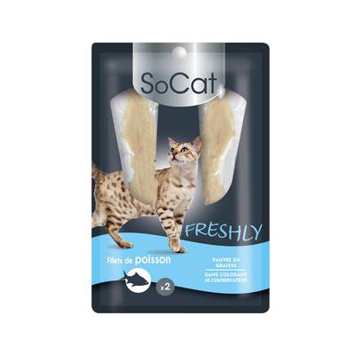 Riga Socat Filets de Thon Freshly - Friandise pour chat, 2x12,5g