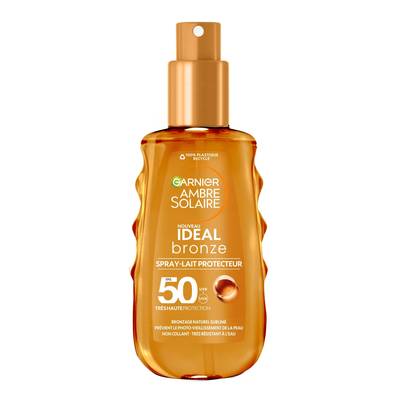 Ambre Solaire Crème solaire Spray Corps Spf 50+ Idéal Bronzage, 150ml