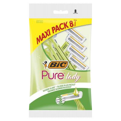 Bic Rasoirs jetables Pure 3 Lady, 8 pièces