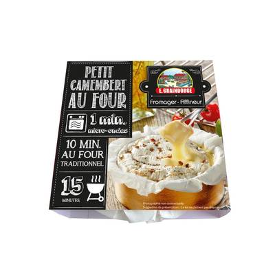 E.Graindorge Petit Camembert au Four ou Barbecue, 120g