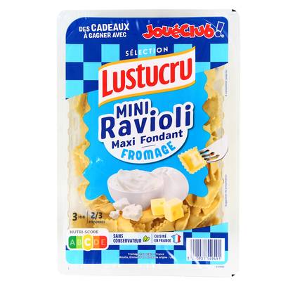 Lustucru Mini Ravioli Maxi Fondant au Fromage, 280g