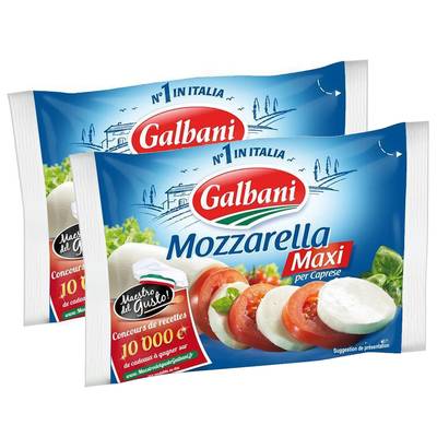 Galbani Mozzarella Santa Lucia maxi, 2x250g