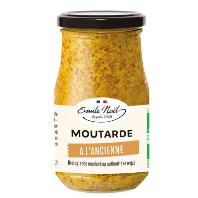 Emile Noël Moutarde à l'ancienne en grain, bio, 350g