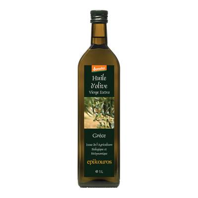 Epikouros Huile d'olive Grèce bio demeter, 1L