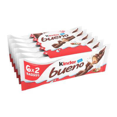 Kinder Bueno, 6 barres - 258g