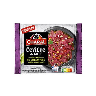 Charal Ceviche de Boeuf, Marinade Citron Vert & Légumes Croquants, 200g