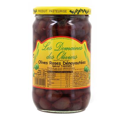 Les Domaines des Oliviers Olives roses dénoyautées, 72cl