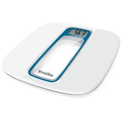 Terraillon Pèse personne électronique Window - BEA74011BS - Blanc/Bleu