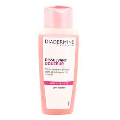 Diadermine Dissolvant douceur ongles sensibles et fragiles, 125ml