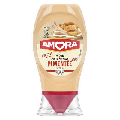 Amora Mayonnaise spicy pimentée, 250ml