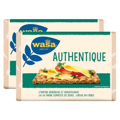 Wasa Tartine Croustillante Authentique, 2x275g