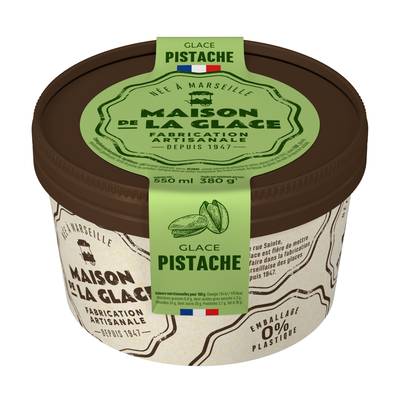 Maison de la Glace Glace artisanale Pistache, 380g
