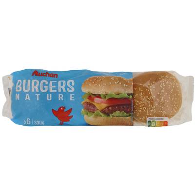 3596710434992 - Auchan - Pain Burger Classique