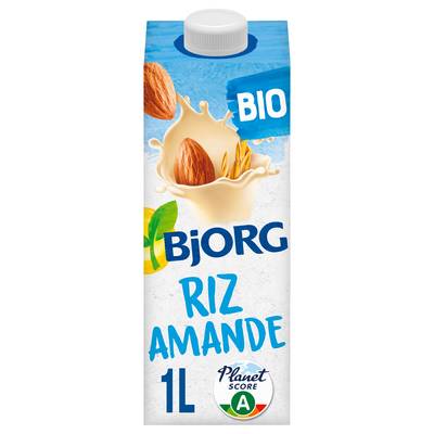3229820795492 - Bjorg - Riz Amande Sans Sucres Ajoutés Boisson Végétale Bio
