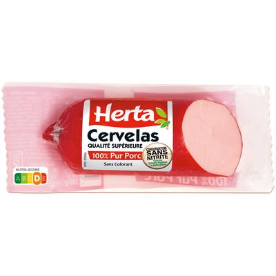 Herta Cervelas Conservation sans Nitrites, 200g