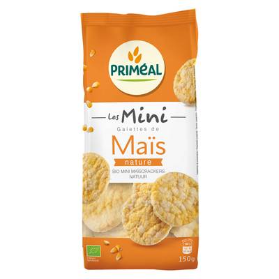 Priméal Mini galette de maïs bio, 150g