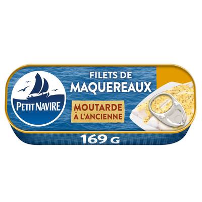 Petit Navire Filets de Maquereaux Moutarde à l'Ancienne, 169g