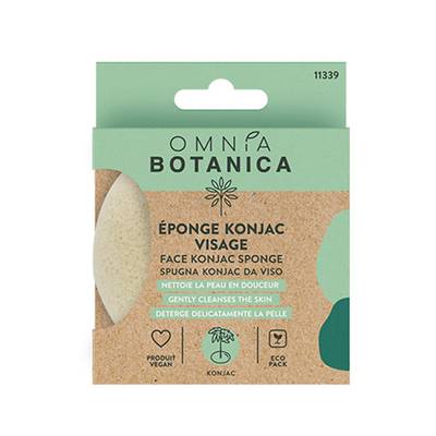 Omnia Botanica Eponge konjac visage, 1 éponge