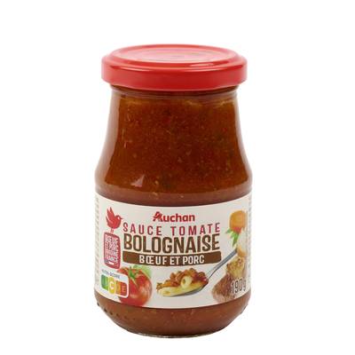 Auchan Sauce bolognaise Boeuf et Porc, 190g