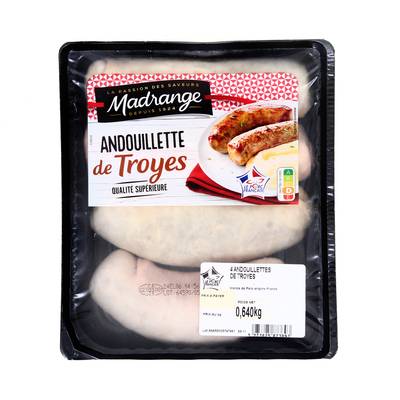 Madrange Andouillette de Troyes à Griller, 4x160g