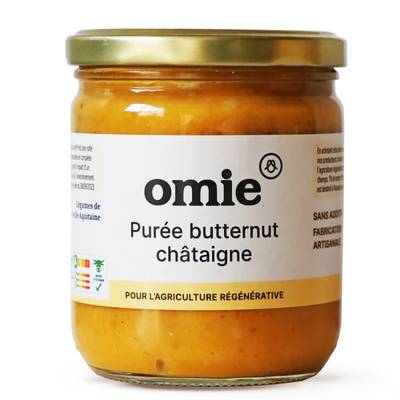 Omie Purée Butternut Chataigne Bio, 380g