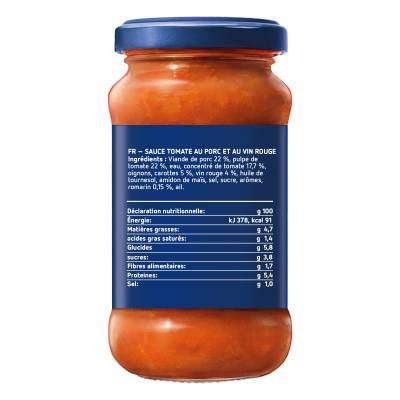 8076809584593 - Barilla - Sauce Ragu Alla Contadino au Porc et Vin Rouge