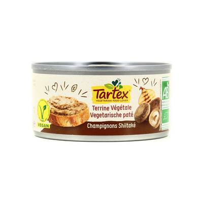 Tartex Terrine végétale champignon shiitaké bio et vegan, 125g