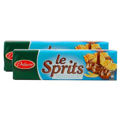 Delacre Sprits chocolat au lait, 2x150g