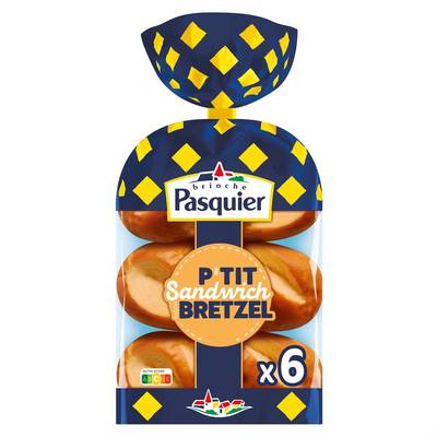 Pasquier Pains façon Bretzel, 6 pains - 270g
