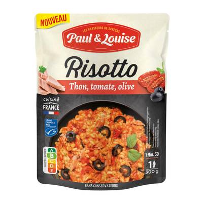 Paul & Louise Risotto Thon MSC Tomate Olives, 300g