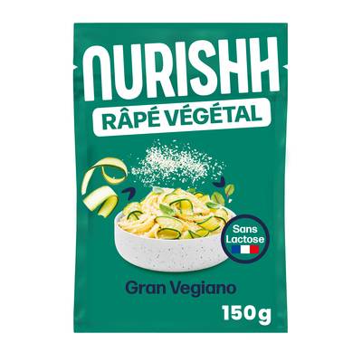 Nurishh Gran Veggiano Râpé Végétal, 150g