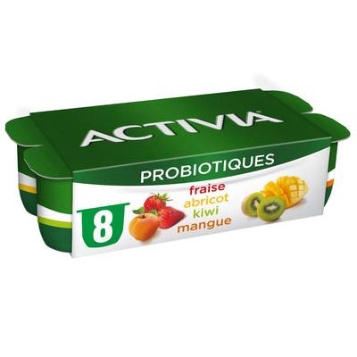 Activia Yaourts aux fruits, 8x125g