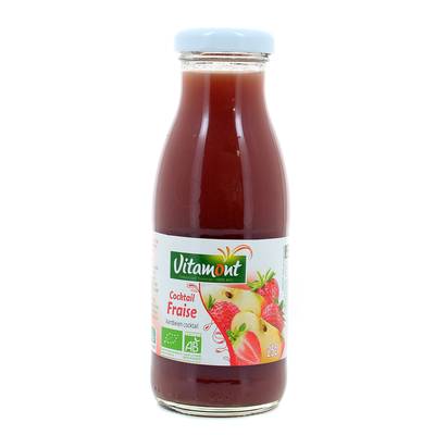 Vitamont Mini cocktail fraise pomme Bio, 25cl
