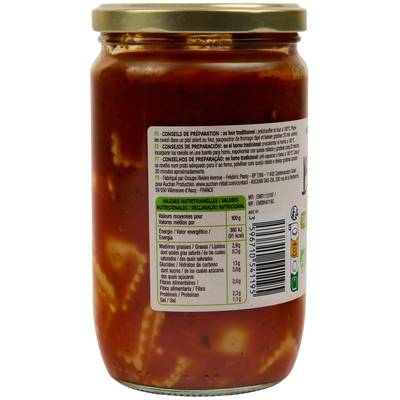 Auchan BIO Raviolis végétariens Bio, 650g
