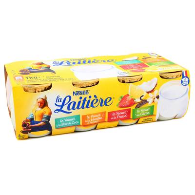 La laitière Yaourt Aromatisés Fruits d'Eté, 8x125g