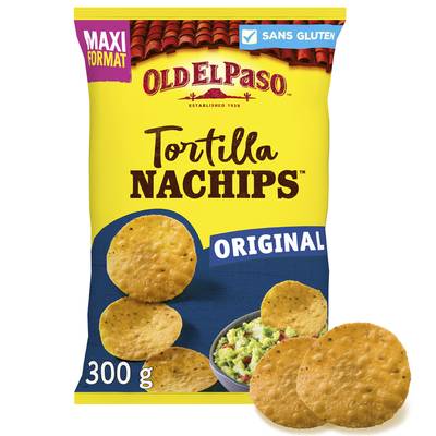 Old el Paso Tortillas Chips Nachips Original, 300g