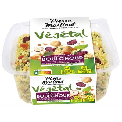 Pierre Martinet Salade de Boulghour Cranberries et Noisettes, 250g