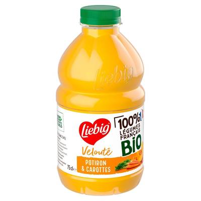 Liebig Soupe Velouté Potiron Carottes Bio, 75cl