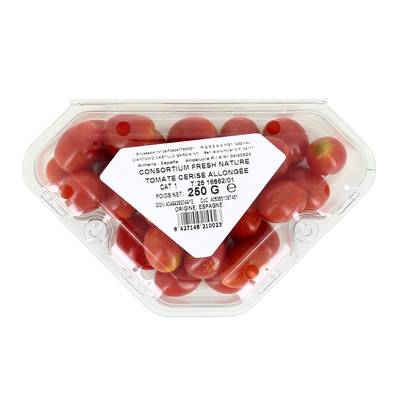 Tomate cerise allongée, Barquette de 250g