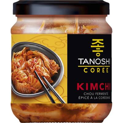 Tanoshi - Corée Kimchi - Chou fermenté épicé à la Coréenne, 330g