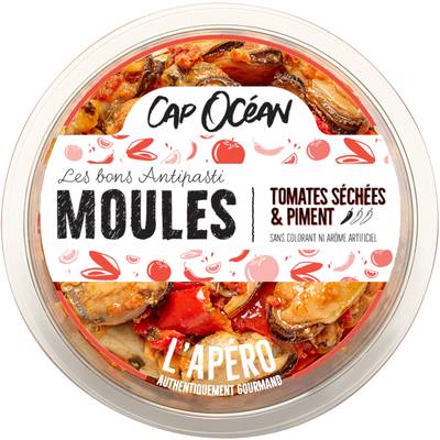 Cap Ocean Moules Tomates & Piments, 120g