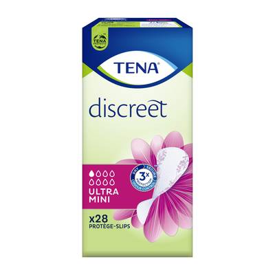 Tena Lady Protège-slips incontinence Ultra Mini, 28 protège-slips
